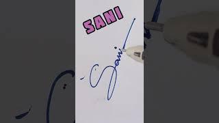 Sani Writing easy Tricks #trending #tricks #viral