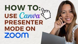 How to use Canva "Presenter" view training for Zoom