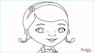 How to draw Doc McStuffins Dottie