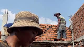 I would like to show you about construction khmer house