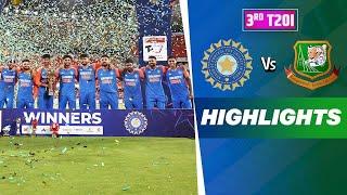 India vs Bangladesh 3rd T20 match highlights 2024