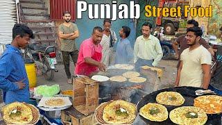 CHEAPEST PUNJABI DHABA AT ROADSIDE | BEST VIRAL AMIR SAAG PARATHA | ULTIMATE PAKISTAN STREET FOOD