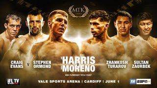 LIVE PROFESSIONAL BOXING! - MTK GLOBAL PRESENTS ... *FIGHT NIGHT CARDIFF* / EUROPEAN TITLE