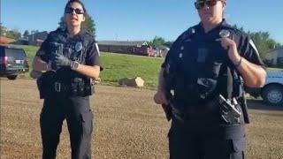 ARE YOU OKAY ???? CAN I SEE YOUR ID NOPE Id refusal first amendment audit