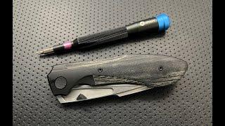 How to disassemble and maintain the Null Knives Voodoo Pocketknife