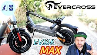 Evercross EV10K Max  günstiger, vollgefederter e-Scooter  mit Strassenzulassung ABE 2024