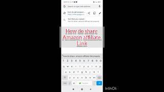 How do share amazon affiliate  link properly  #tutorial #amazon