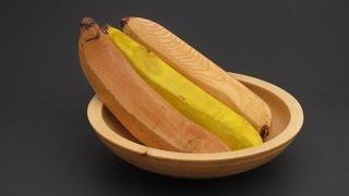 Make a Wood Banana (Turning Fruit Pt 3 of 3)