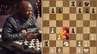 Grandmaster Maurice Ashley Plays Willson the Chess Hustler in NYC Park