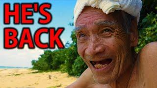 Masafumi Nagasaki returns to his desert island in Japan