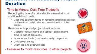 Reducing Project Duration