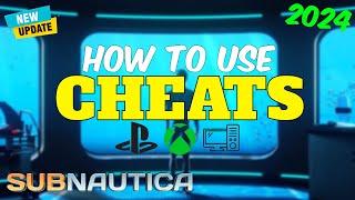 How to use CHEATS in Subnautica! Xbox PS5 & PC - The Complete Guide (2024)