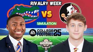 FLORIDA vs FLORIDA STATE | RIVALRY WEEK | COLLEGE FOOTBALL 25 PREDICTIONS