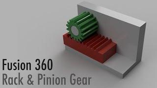 Fusion 360 Rack and Pinion Gear