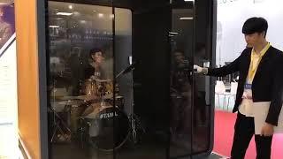 drum booth test soundbox acoustics