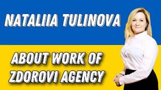 Nataliia Tulinova tells about work of ZDOROVI agency