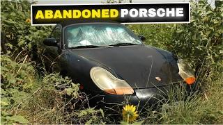 Abandoned Porsche Found With Snakes Inside! | Sports Car Rescued From Overgrown Field | RESTORED