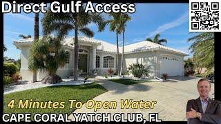 DIRECT SAILBOAT ACCESS (under 4 minutes to open water) #270 | SW CAPE CORAL, FL