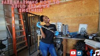 Jazz Building Her CTS V 418 LSA Engine - Part 1