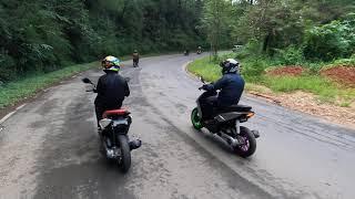 Aprilia SR150 Scooty friendly ride in Shillong Meghalaya.