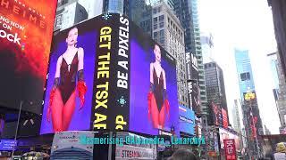 alexandra lenarchyk times square billboard takeover publication campaign alexander gurman art hearts
