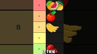 Fruit Tier List #shorts