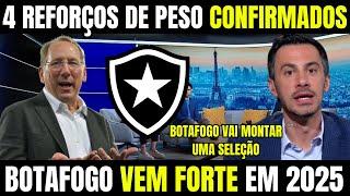 MÍDIA PAULISTA VAI A LOUCURA COM DECLARAÇAO DE TEXTOR SOBRE REFORÇOS EM 2025! NOTICIAS DO BOTAFOGO