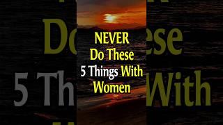 5 Things a Real Man Should NEVER Do With Women #stoicism #motivation