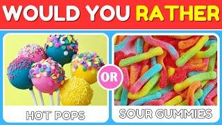 Would You Rather...? |  Spicy vs. Sour Food Challenge | Quiz Spark |