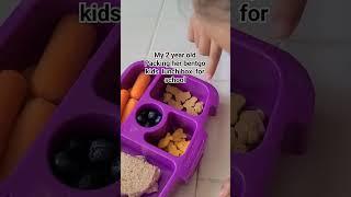 My 2 year old helped me pack her Bentgo kids lunch box for school #bentgo#2yearold#bentoboxideas