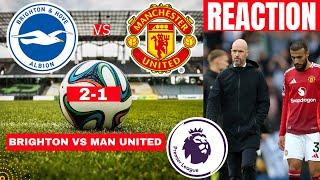 Brighton vs Manchester United 2-1 Live Stream Premier League Football EPL Match Score Highlights Utd