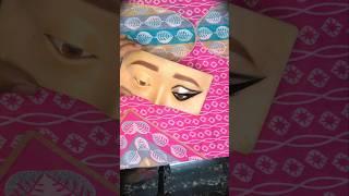 # black and silver glitter colour combination eye makeup