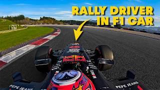 Can you learn how to drive an F1 Car in ONLY 10 laps? | From Rally to F1