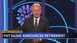 Pat Sajak to retire from 'Wheel of Fortune' after next season