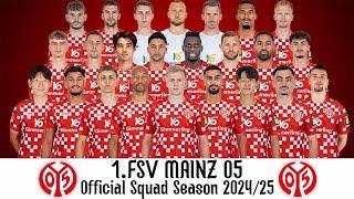 1.FSV Mainz 05 Official Squad Season 2024/25 | FSV Mainz 05 Squad Update 24/25 | Bundesliga 2024/25