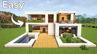 Minecraft Builds: Modern House Tutorial