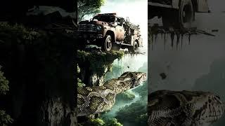A python on the edge of a steep cliff #shorts #trending