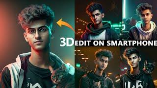 Midjourney Ai Avatar Photo Editing On Mobile , 3D Cartoon Photo Editing Tutorial, Discord app,