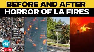 Los Angeles Fire Live News: Chilling Satellite Images Capture Tragic California Wildfires | US Fire