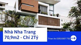 [ĐÃ BÁN] Nhà Trung Tâm Tp Nha Trang : Dt 70,9m2 , 1 trệt 1 lầu, 2pn, 1 bếp, 1 sân xe I Thiên Ân BĐS