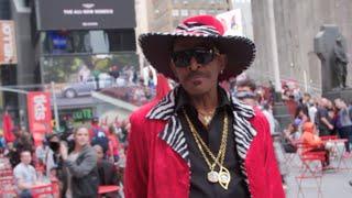 Antonio Fargas Gives Out Hugs From Huggy Bear In Times Square | COZI TV