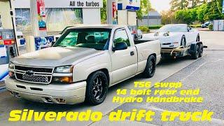 How to build a drift Silverado. Hydro e-brake, t56 swap and more