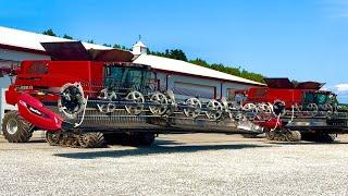 HUGE machines ready for harvest.