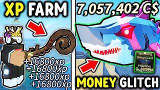 CRAZY MONEY GLITCH For MILLIONS and BEST LEVEL FARM METHOD in Roblox Fisch..