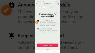 How to create live event on tiktok 2024 pakistani