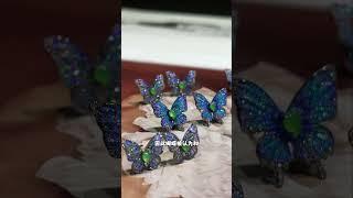 琺瑯彩蝴蝶，古典與現代的融合 #翡翠 #翡翠玉石
