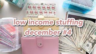 cash envelope stuffing | december #4 | low & variable income budget | sinking funds