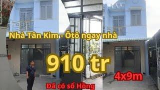 Vỡ Trận bán nhà Tân Kim SHR từng Căn 4x9 Ôtô hạ 910 tr- 0858,915,872