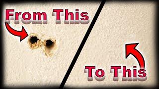 How To Fix A Hole In Drywall - WITH TRICKS!