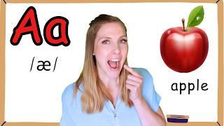 Phonics Song - A For Apple - ABC Alphabet Songs with Sounds for Children